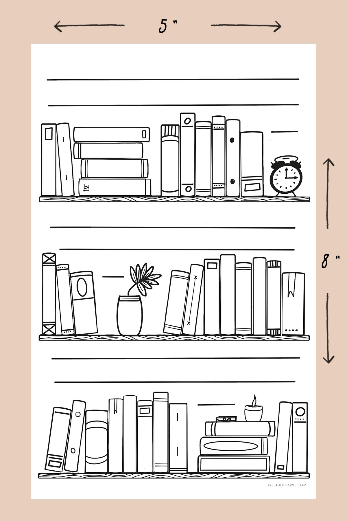 free printable reading log + coloring sheet - live laugh rowe